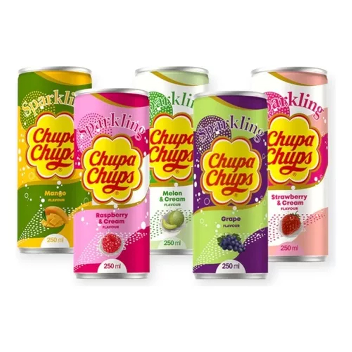 Refresco Cupa Chups Sabor Melon Con Crema 250ml Corea