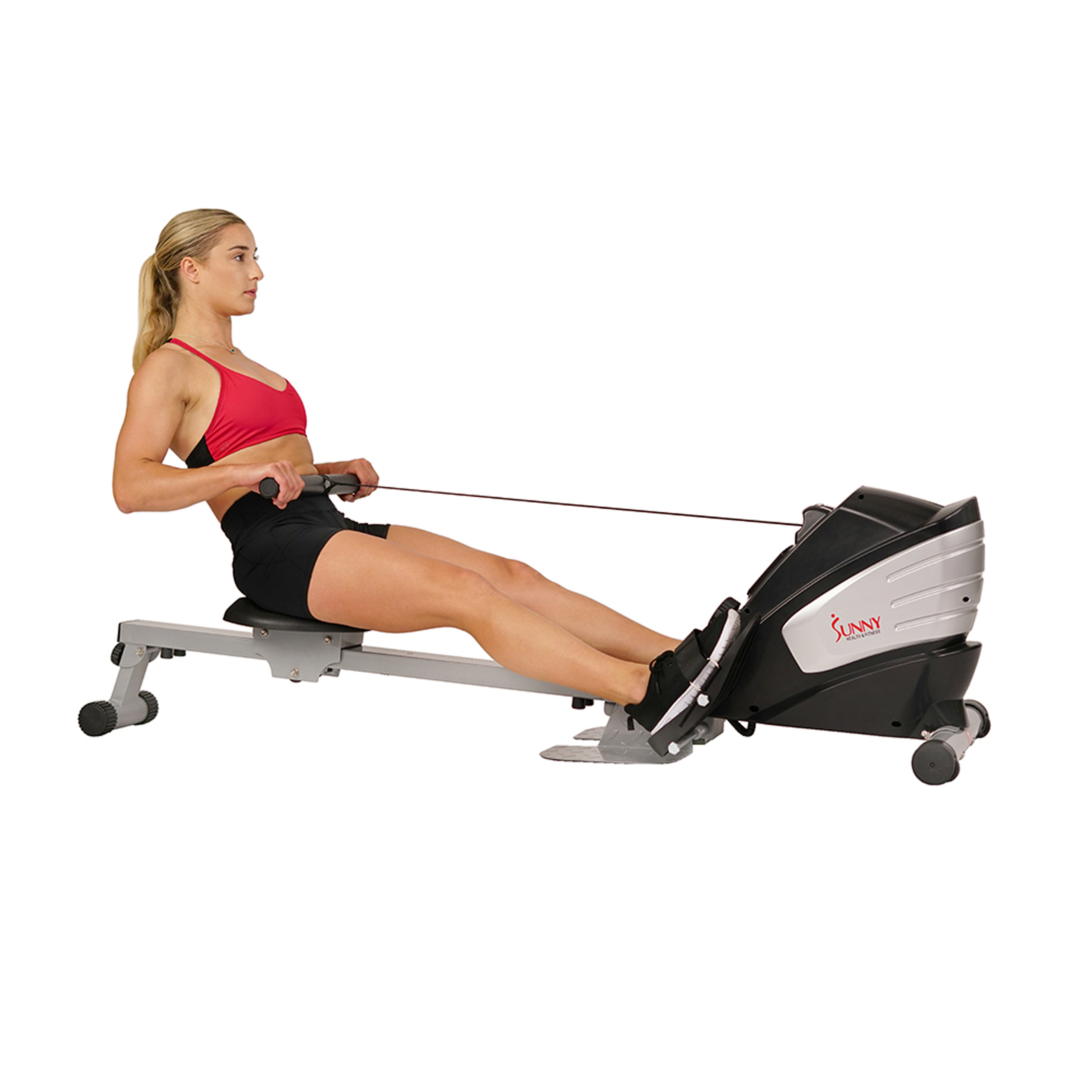 Máquina de Remo Magnética con Función Doble Remadora  Sunny Health & Fitness
