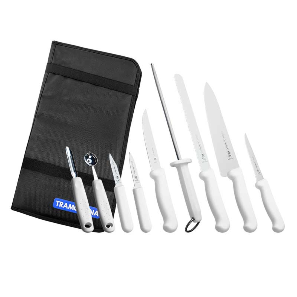Cuchillos Tramontina 32200600 Chef Estudiantes Master 10 Pzas Blanco ENDY2