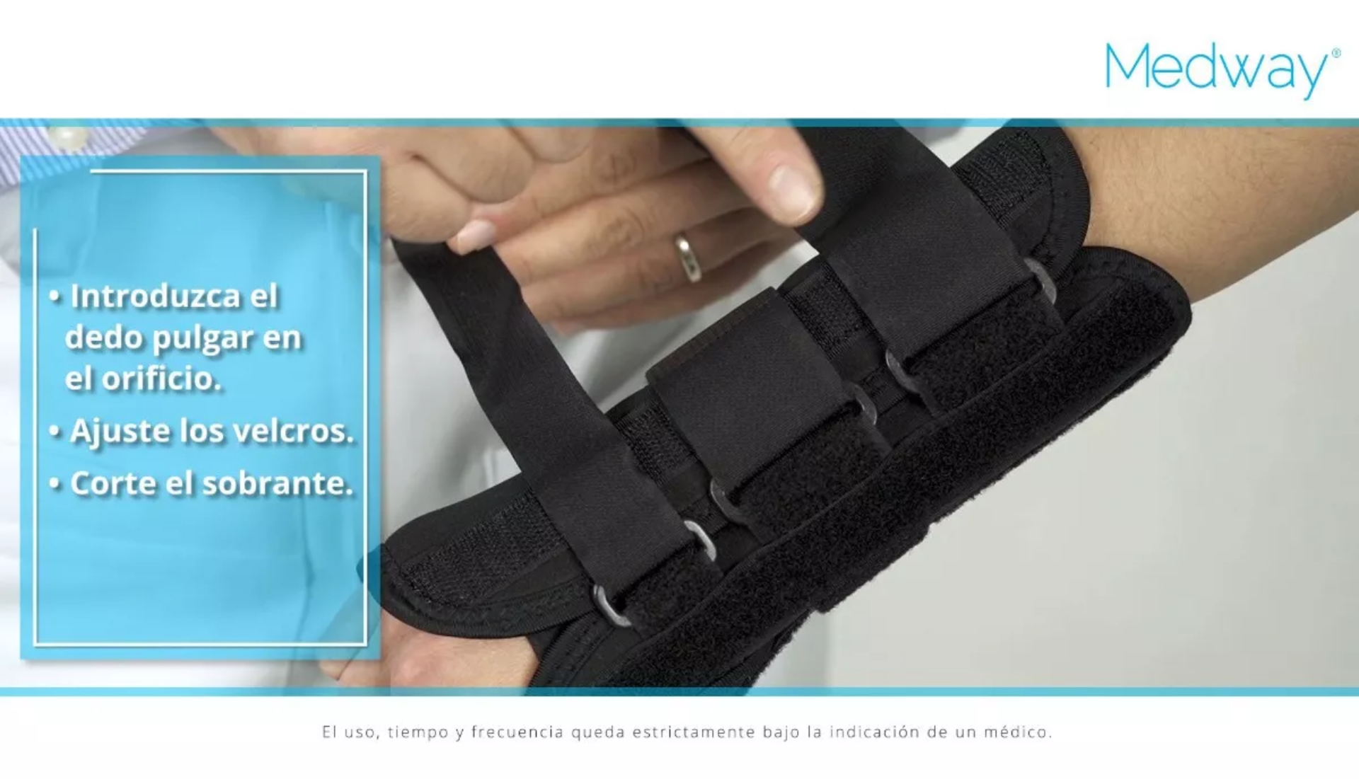 Medway | Férula De Muñeca Con Pulgar En Abducción Universal