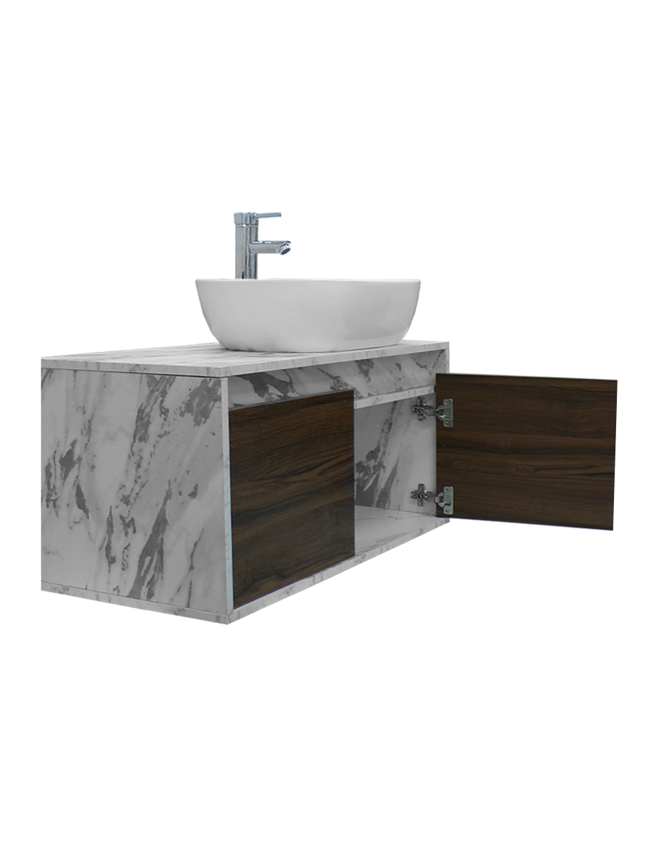 Gabinete Para Baño SIMONE Con Lavamanos Minimalista