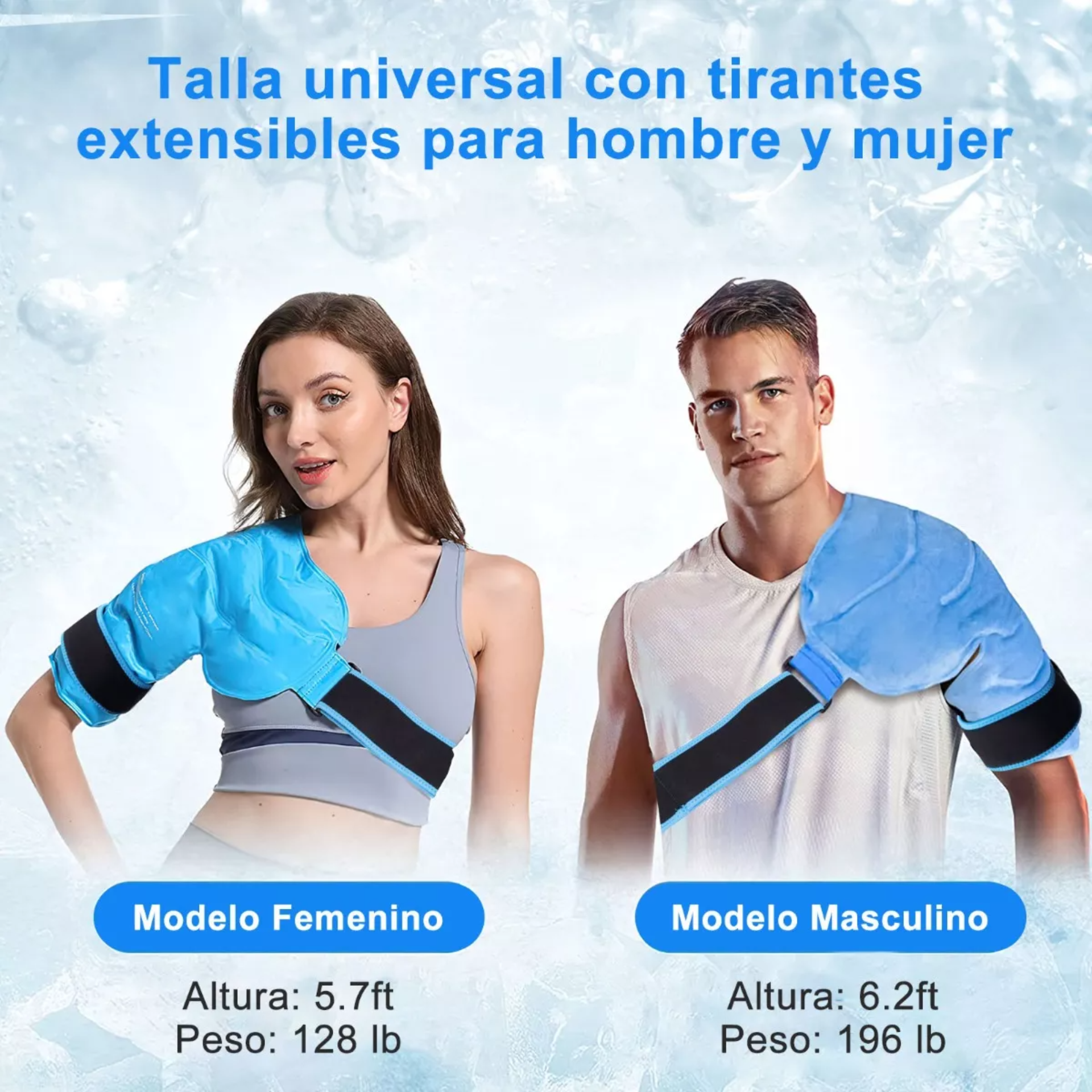 Compresa De Gel Frio Calor Para Aliviar El Dolor De Hombro