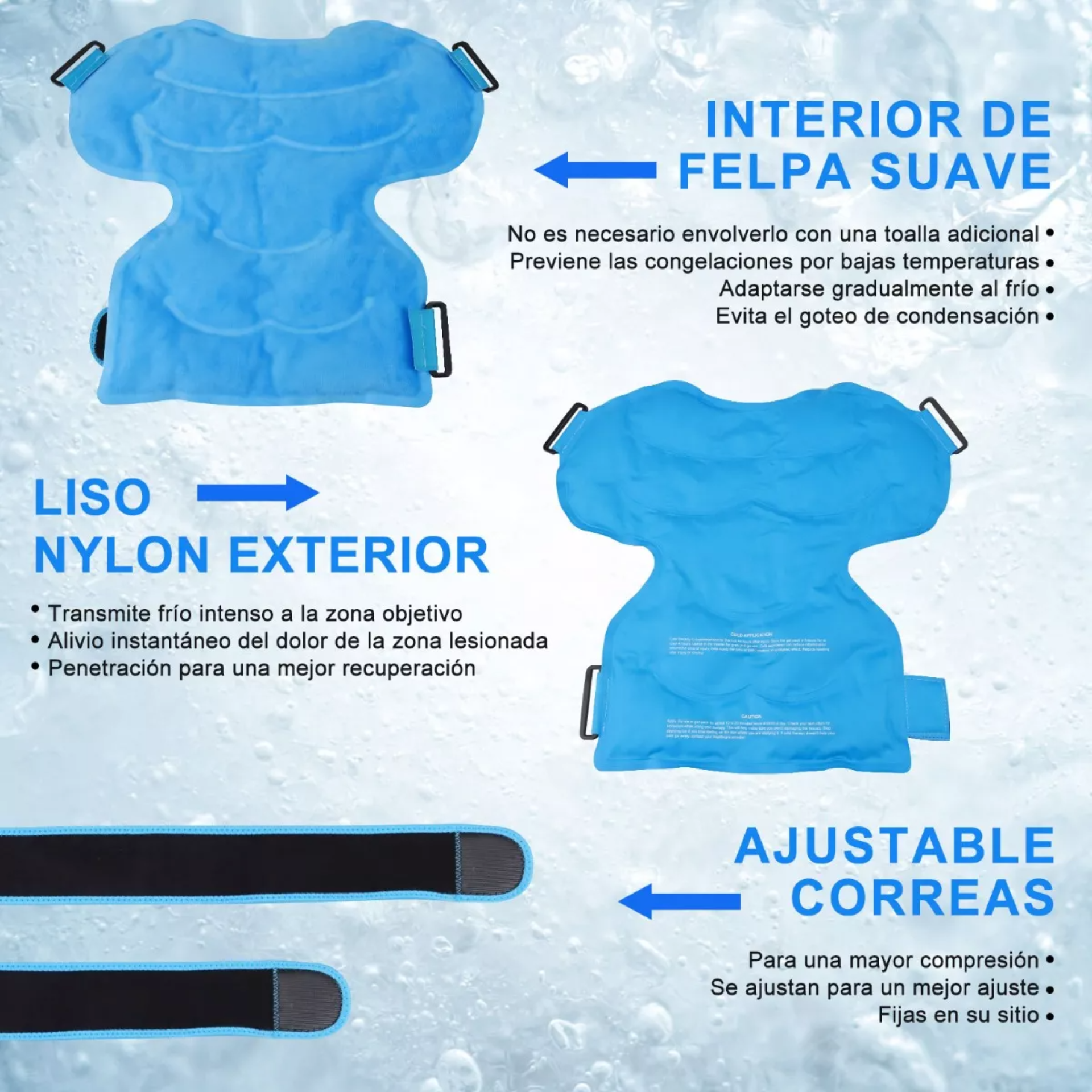 Compresa De Gel Frio Calor Para Aliviar El Dolor De Hombro
