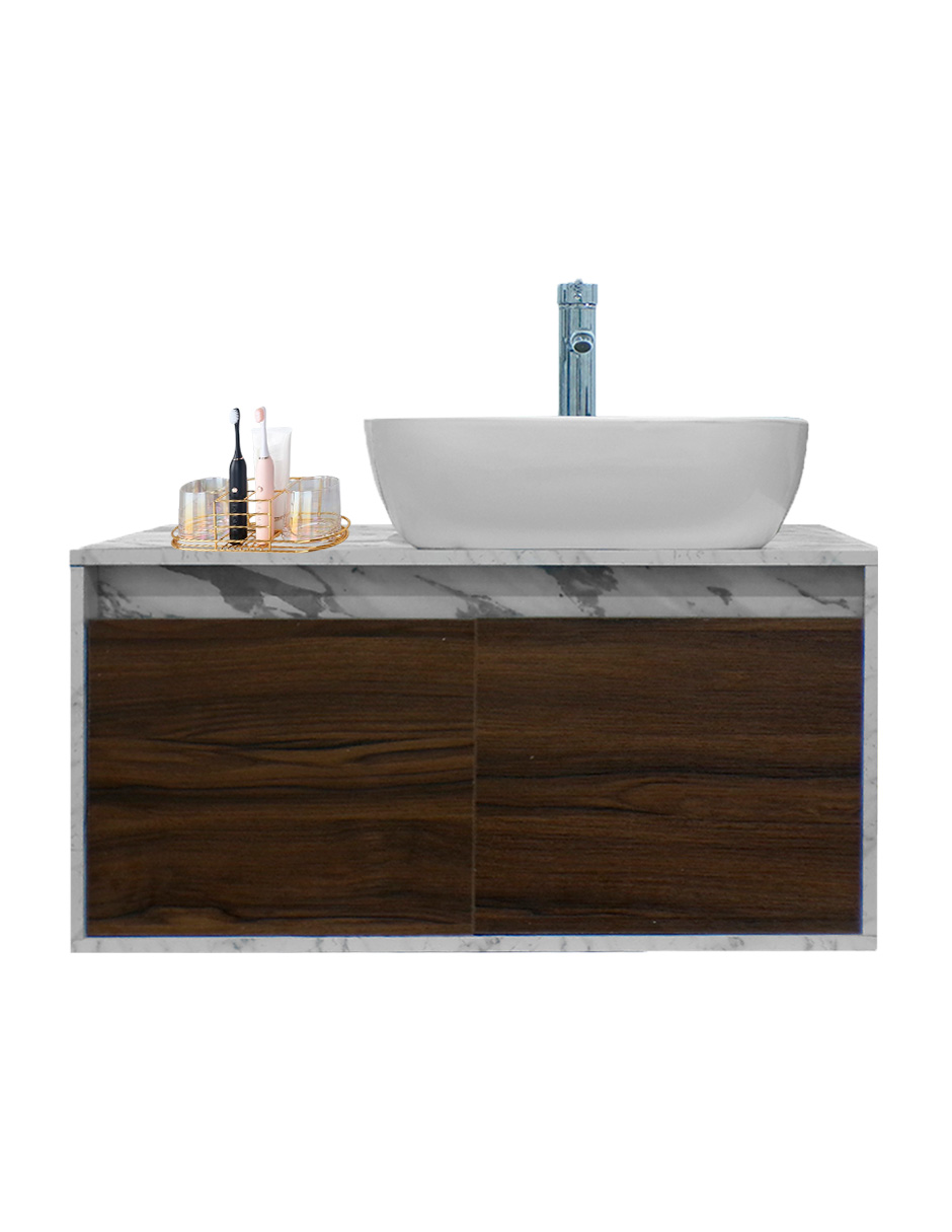 Gabinete Para Baño SIMONE Con Lavamanos Minimalista