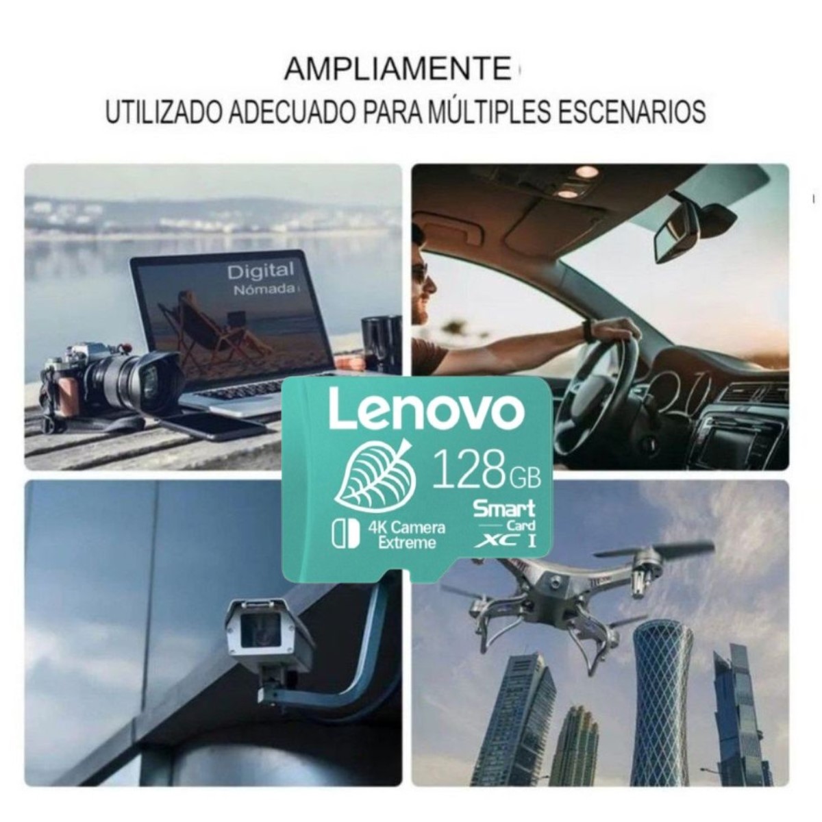 Lenovo tarjeta memoria datos music teléfonos pc lap Micro TF SD alta velocidad 128GB usb mac gamer