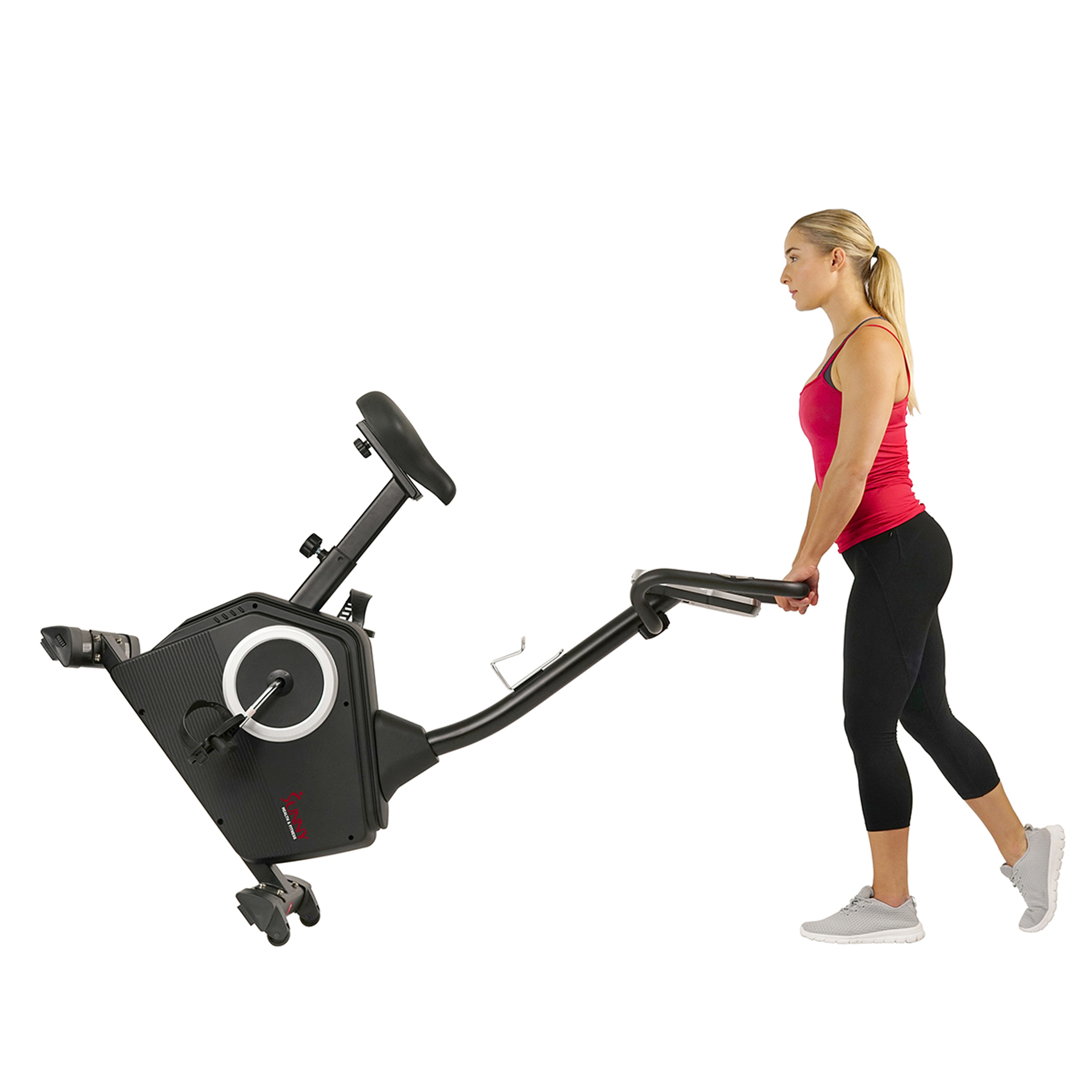 Bicicleta de ejercicio magnética vertical programable SF-B2883 