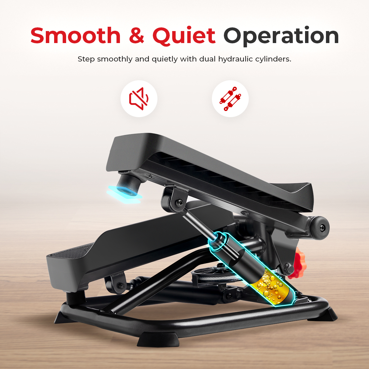 Escaladora Portatil 2 en 1 Total Body Smart Stepper