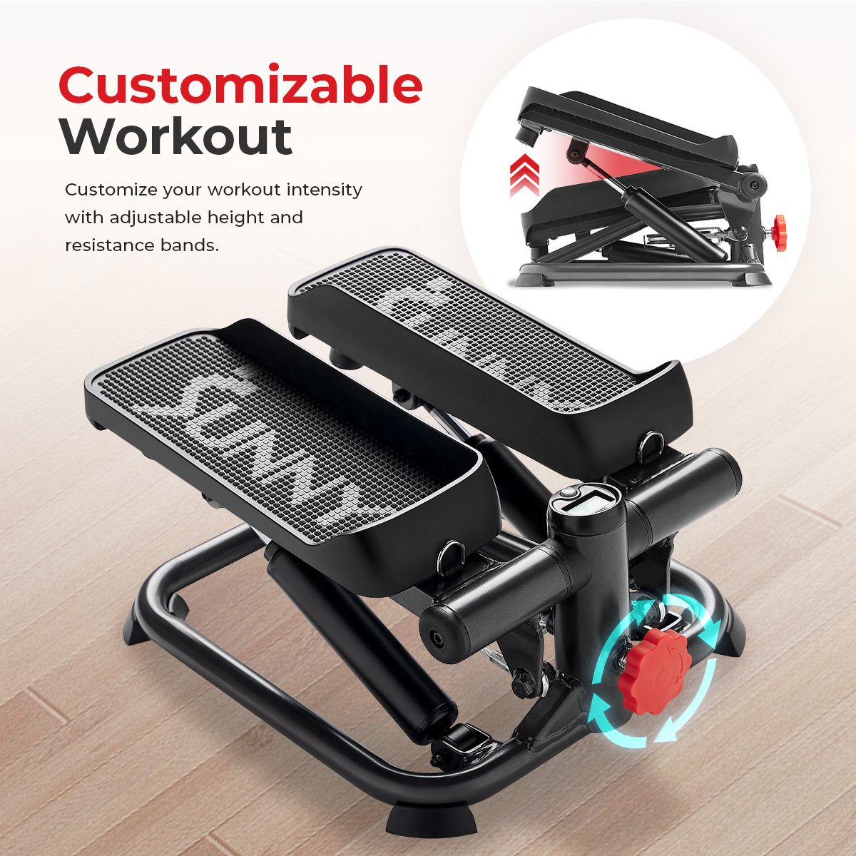 Escaladora Portatil 2 en 1 Total Body Smart Stepper