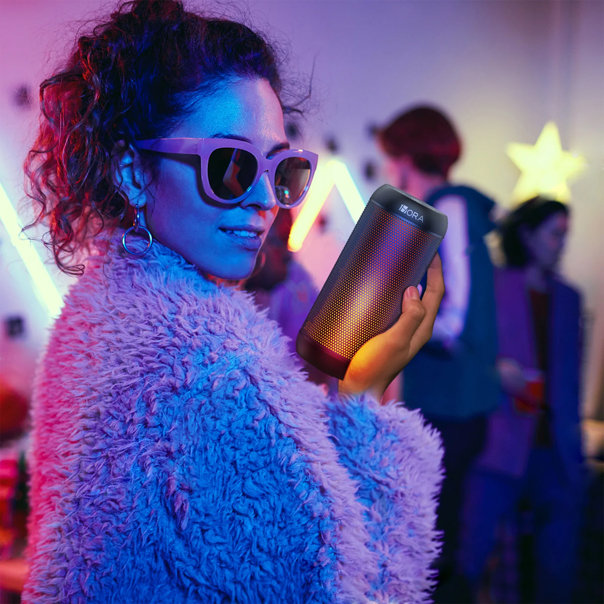 Bocina Bluetooth Speaker Altavoz Inalámbrico Portátil Con Led Rgb