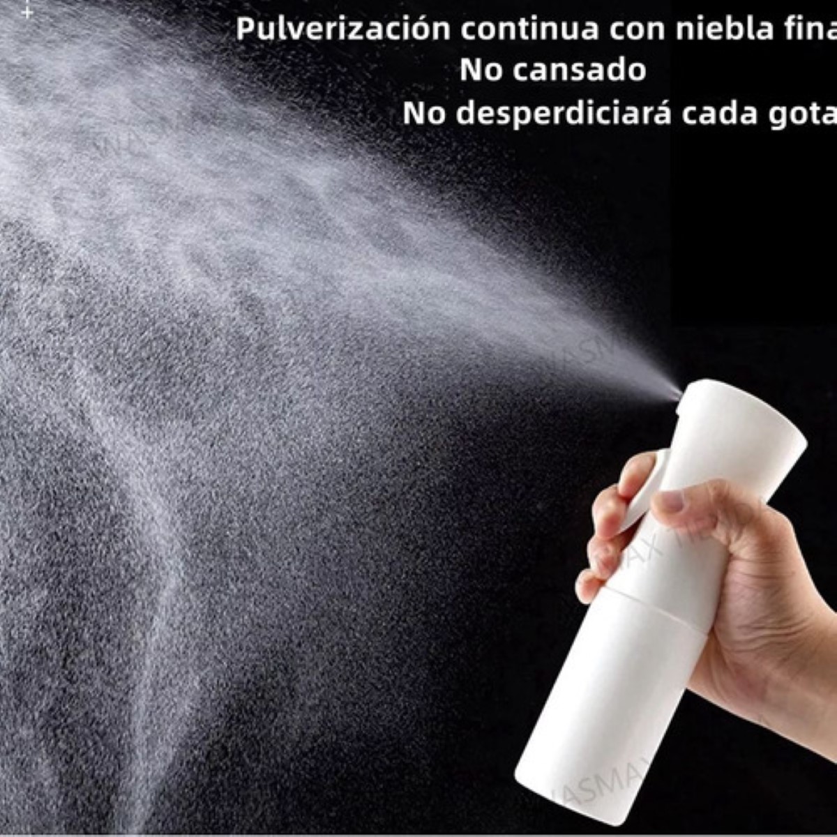 Botella Spray Atomizador De Alta Presión Peluquería 300 Ml 3 pzs blanco