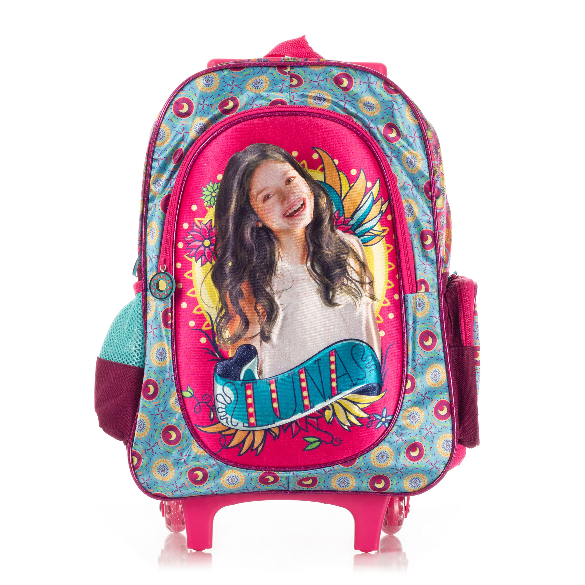 Mochila Soy Luna Azul - Rosa con Ruedas 0218