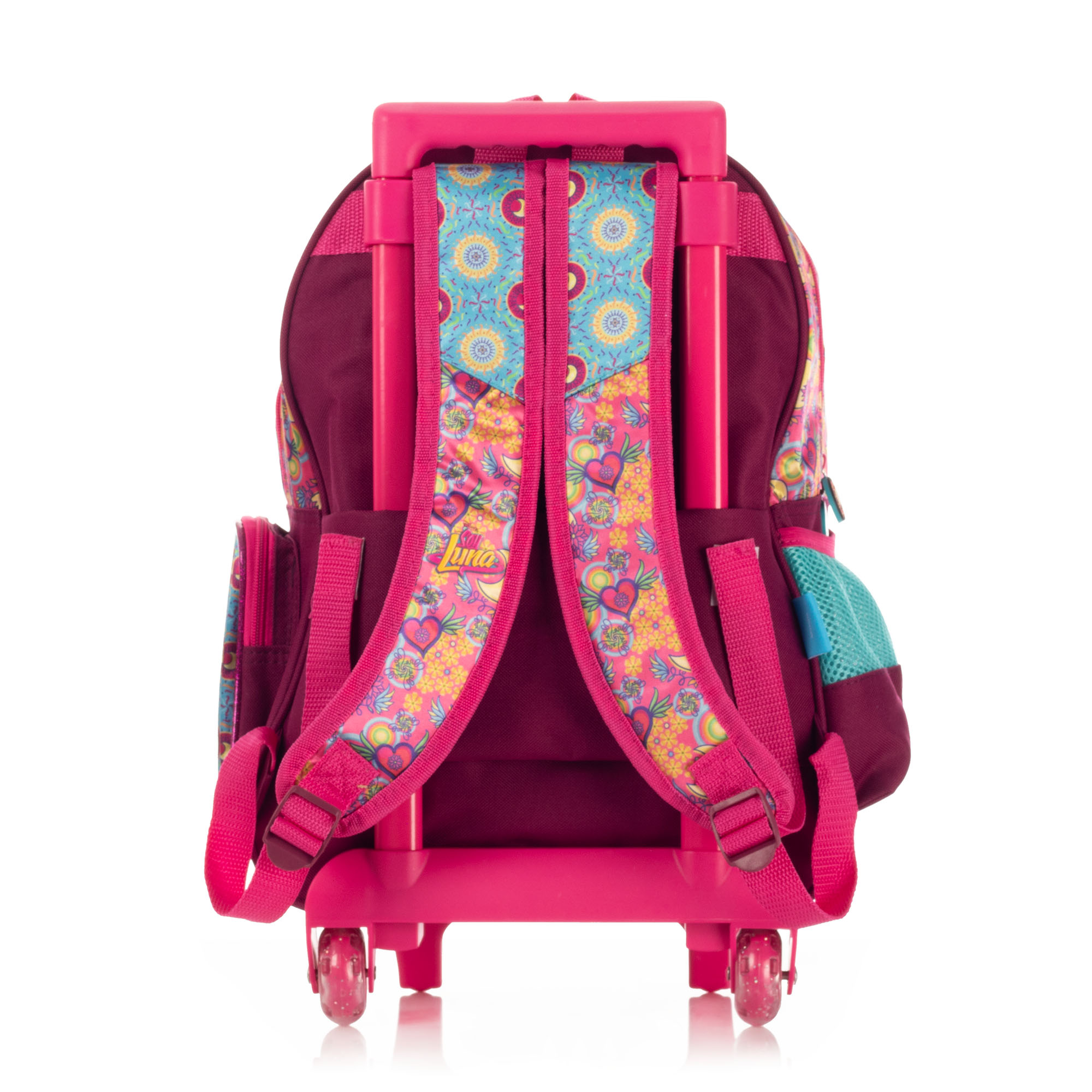 Mochila Soy Luna Azul - Rosa con Ruedas 0218