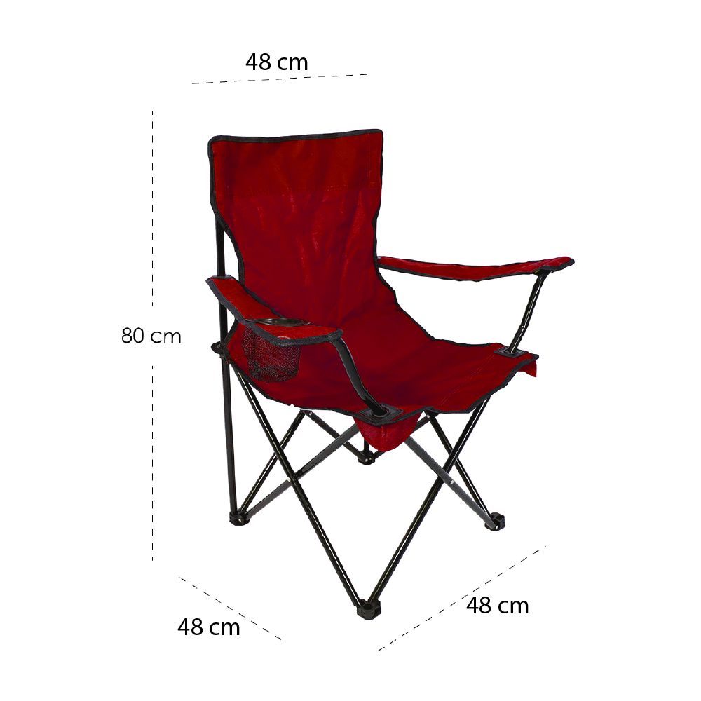 10 Sillas Plegables Playa Roja
