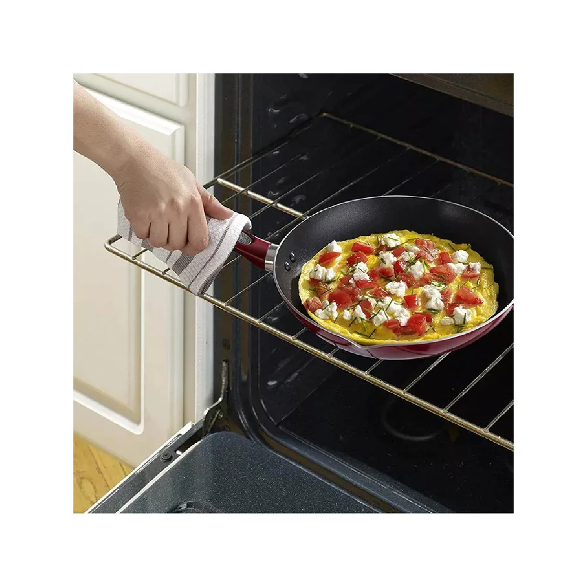 Batería de Cocina T-Fal 14 Piezas Excite Antiadherente rojo