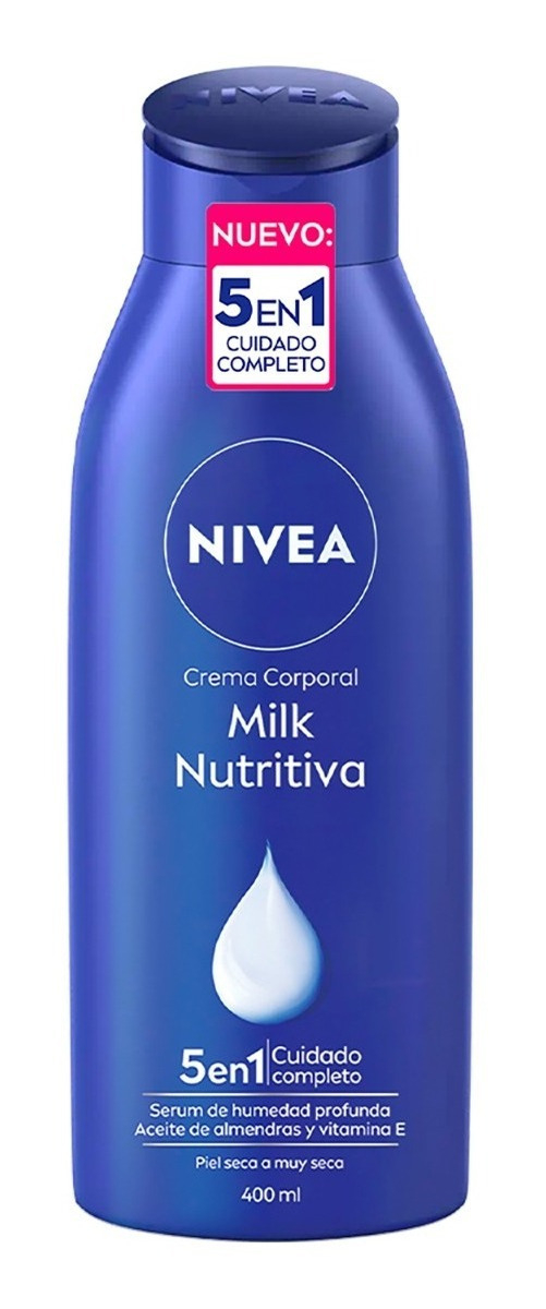 Crema Corporal Nivea Milk Nutritiva Humectante 400ml TEST NO COMPRAR