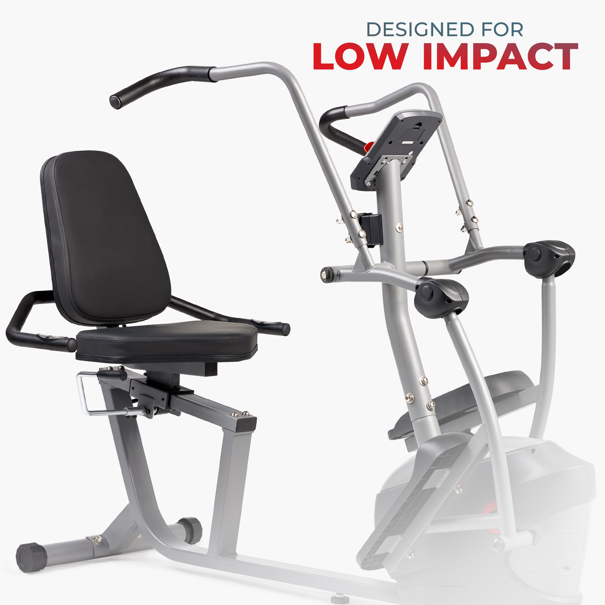 Bicicleta Recumbente Sunny Health & Fitness con Brazos Moviles