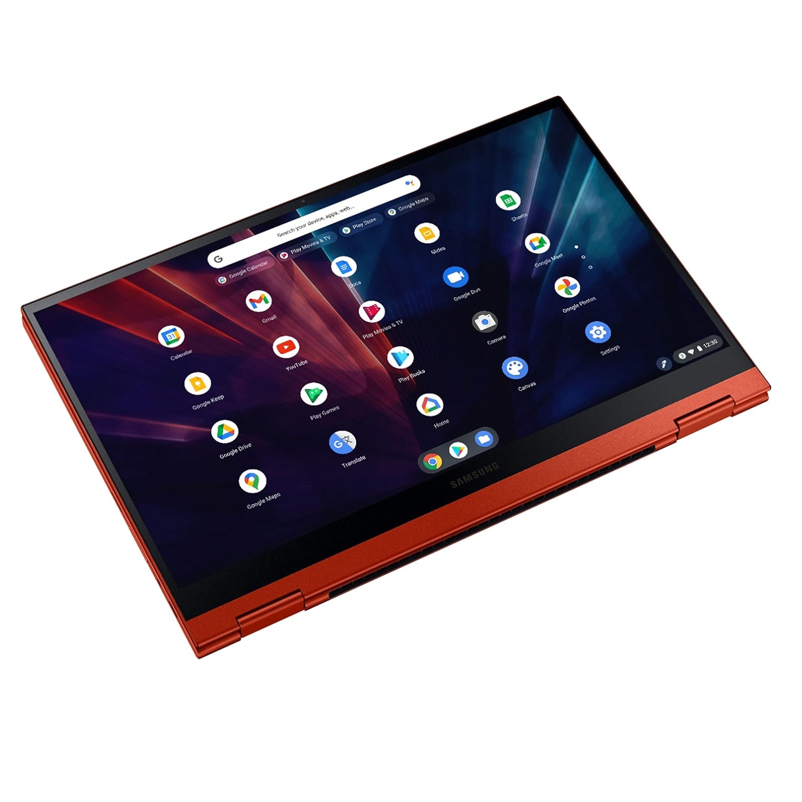 LAPTOP Samsung TOUCH 2 EN 1, 4K de 13.3”, Core i5-10a, 16GB RAM, 128GB SSD,CHROME, EQUIPO CLASE A,REACONDICIONADO