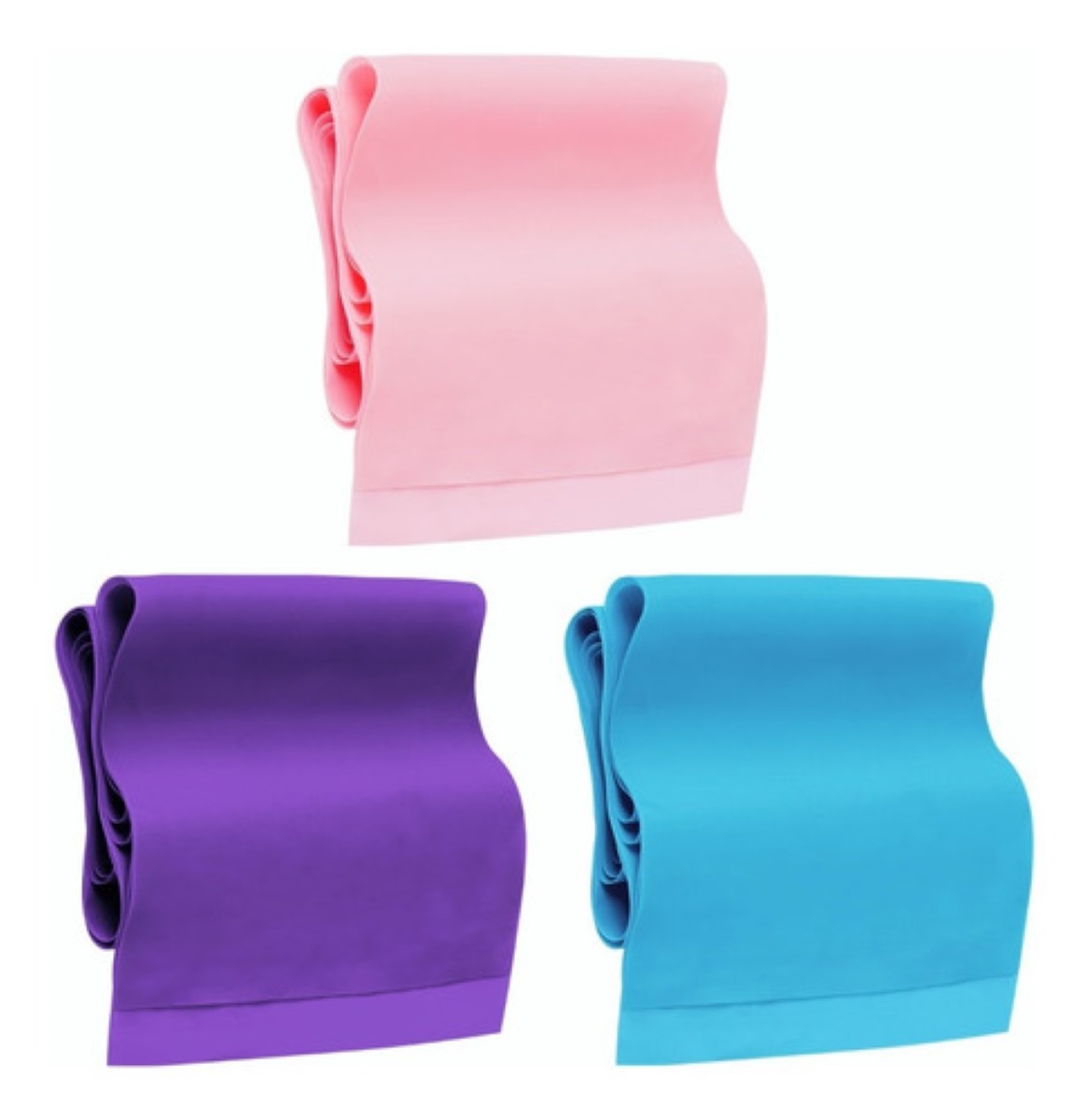 Bandas Elásticas De Resistencia Ejercicio Fitness Yoga 3 pcs rosa, azul, morado