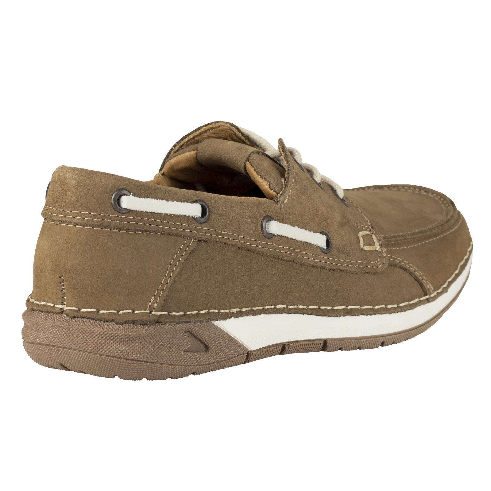  Zapato Hombre Nautico Lobo Solo 8438 Nobuk Grey Piel Graneada
