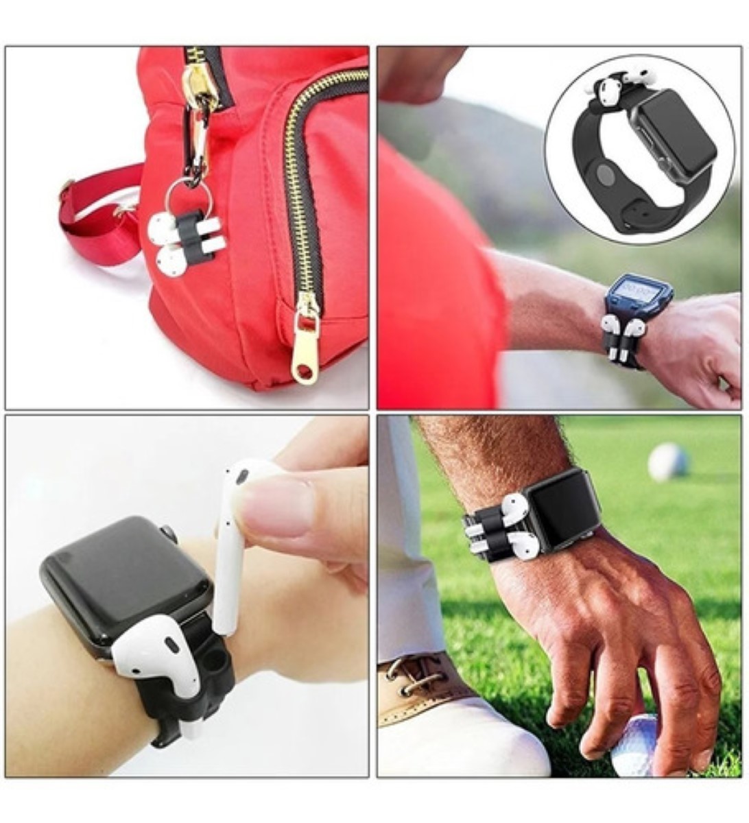 Kit De Accesorios 8 En 1 Para Airpods Pro2 Fundas, Case Negro