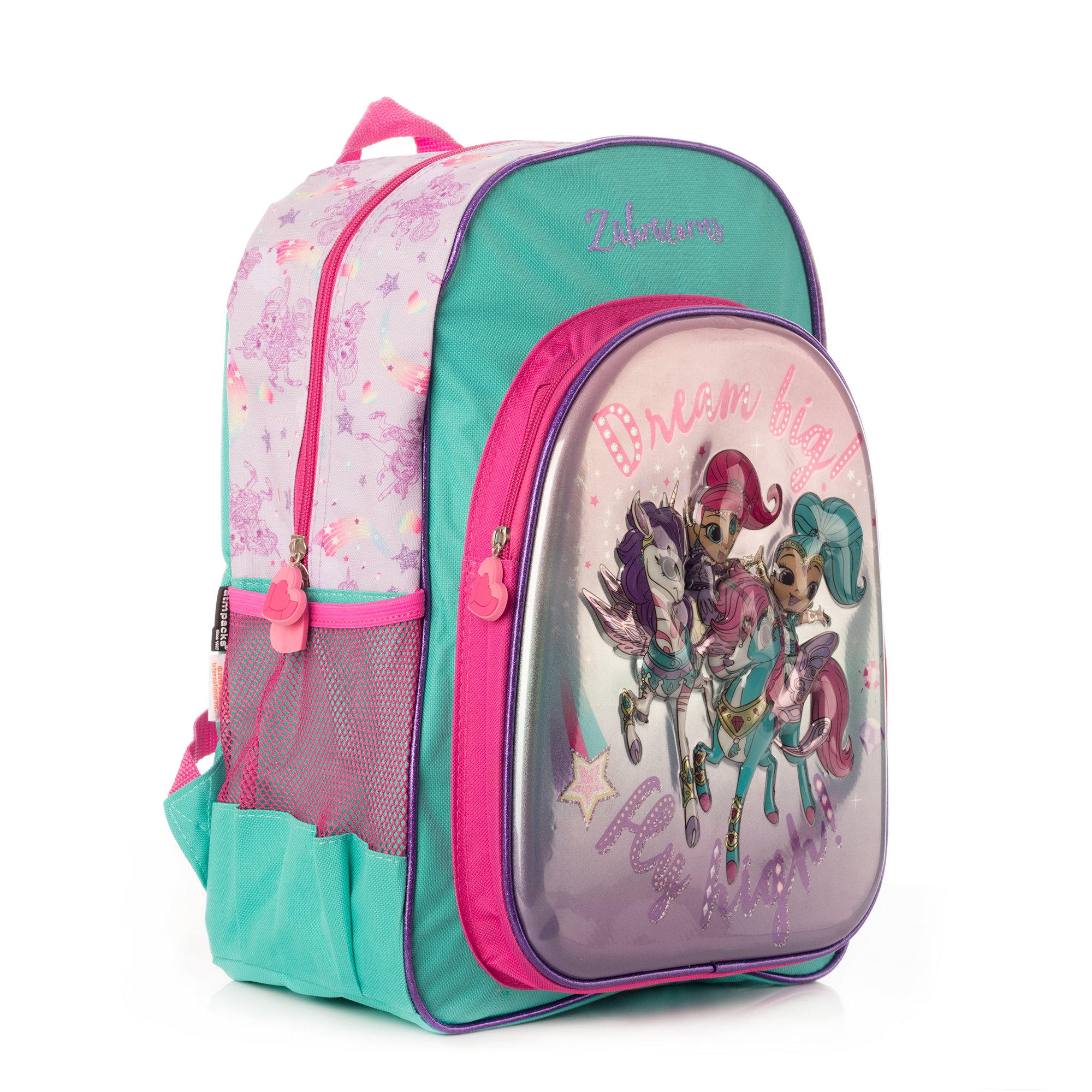 Mochila Back Pack Escolar Shimmer And Shine Dream Big 5390