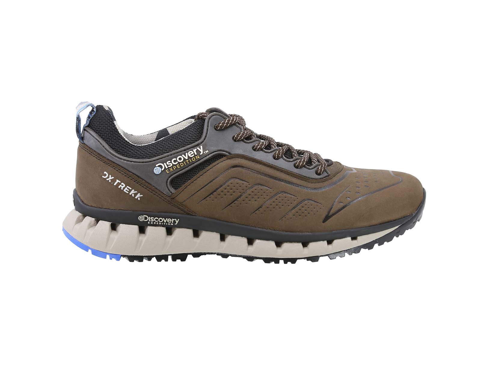 Tenis de Piel para Senderismo Discovery Expedition Tai 2343 Café para Hombre