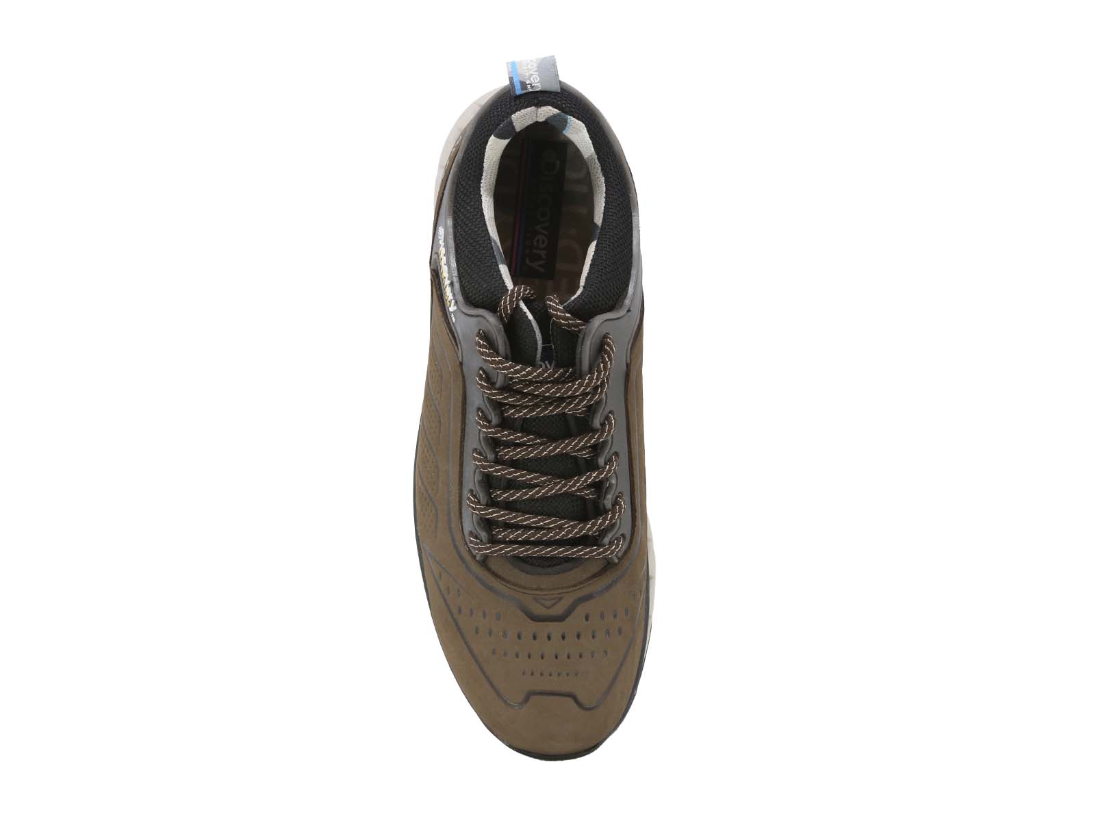 Tenis de Piel para Senderismo Discovery Expedition Tai 2343 Café para Hombre