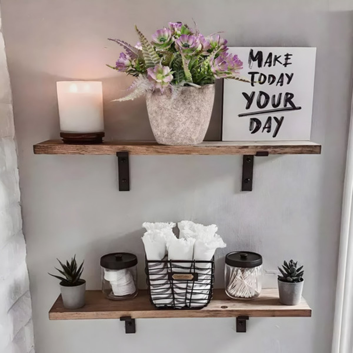 Plantas Artificiales Decorativas Simuladas Hogar 6 piezas gris