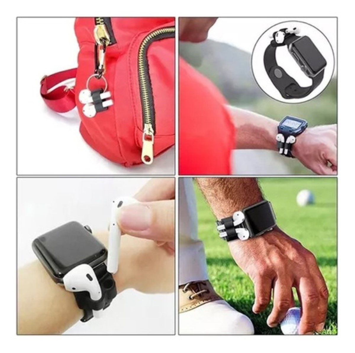 Accesorios 8 En 1 , Airpod 1 2 3 Pro Compatible negro