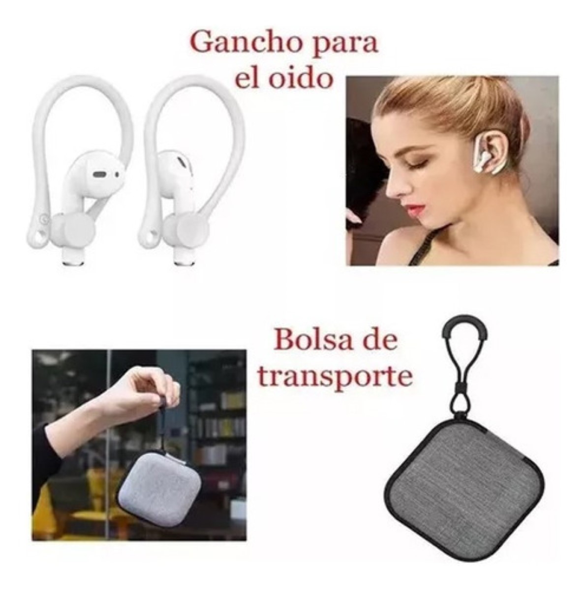 Accesorios 8 En 1 , Airpod 1 2 3 Pro Compatible Blanco