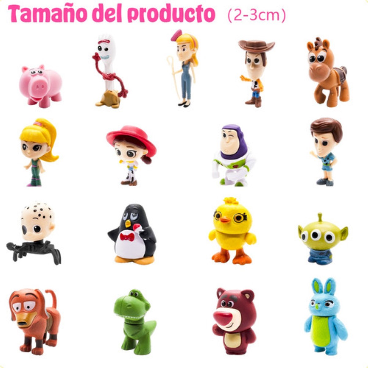 Juguetes Toy Story Coleccion 17 Pzas Mini Buzz Woody colores