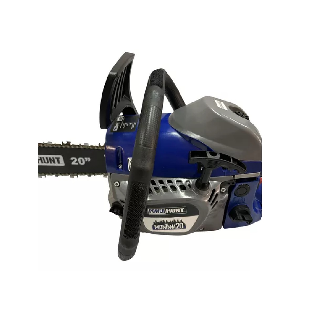 Motosierra A Gasolina 20pLG 58cc 2 Barras/2 Cadenas Power Hunt 3.4hp