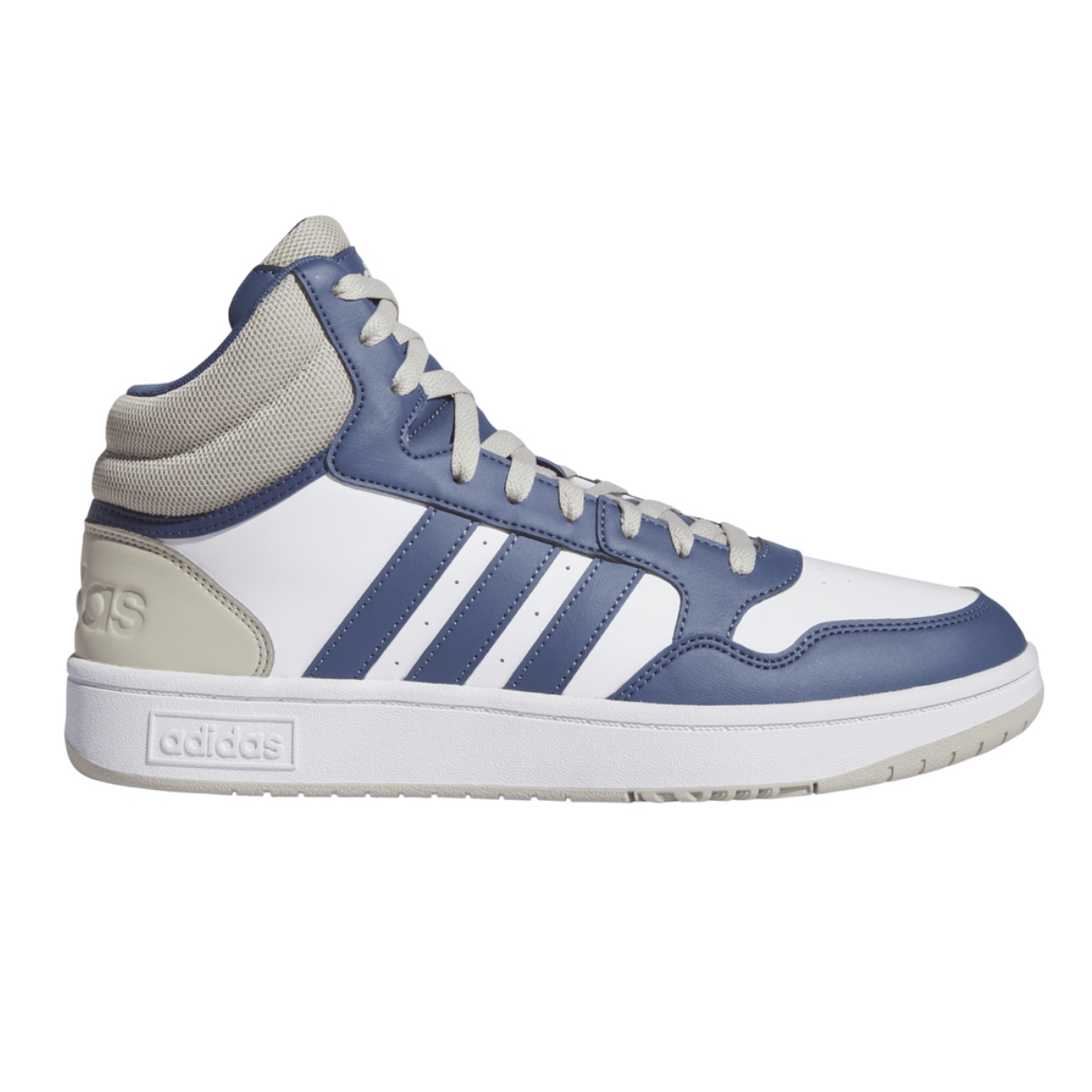 Tenis Adidas Hoops 3.0 Mid Azul-Hombre IH0158