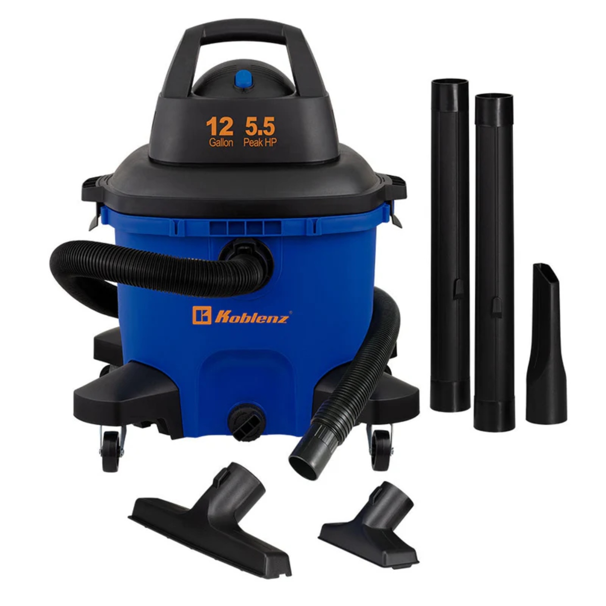 Aspiradora Koblenz WD-12 L4 Seco-Mojado 12 Gal / Motor 5.5 HP Pico Azul/Negro ALBY12*