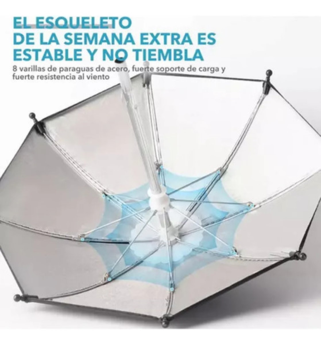 Soporte Celular Moto/bicicleta Con Base Paraguas Impermeable negro