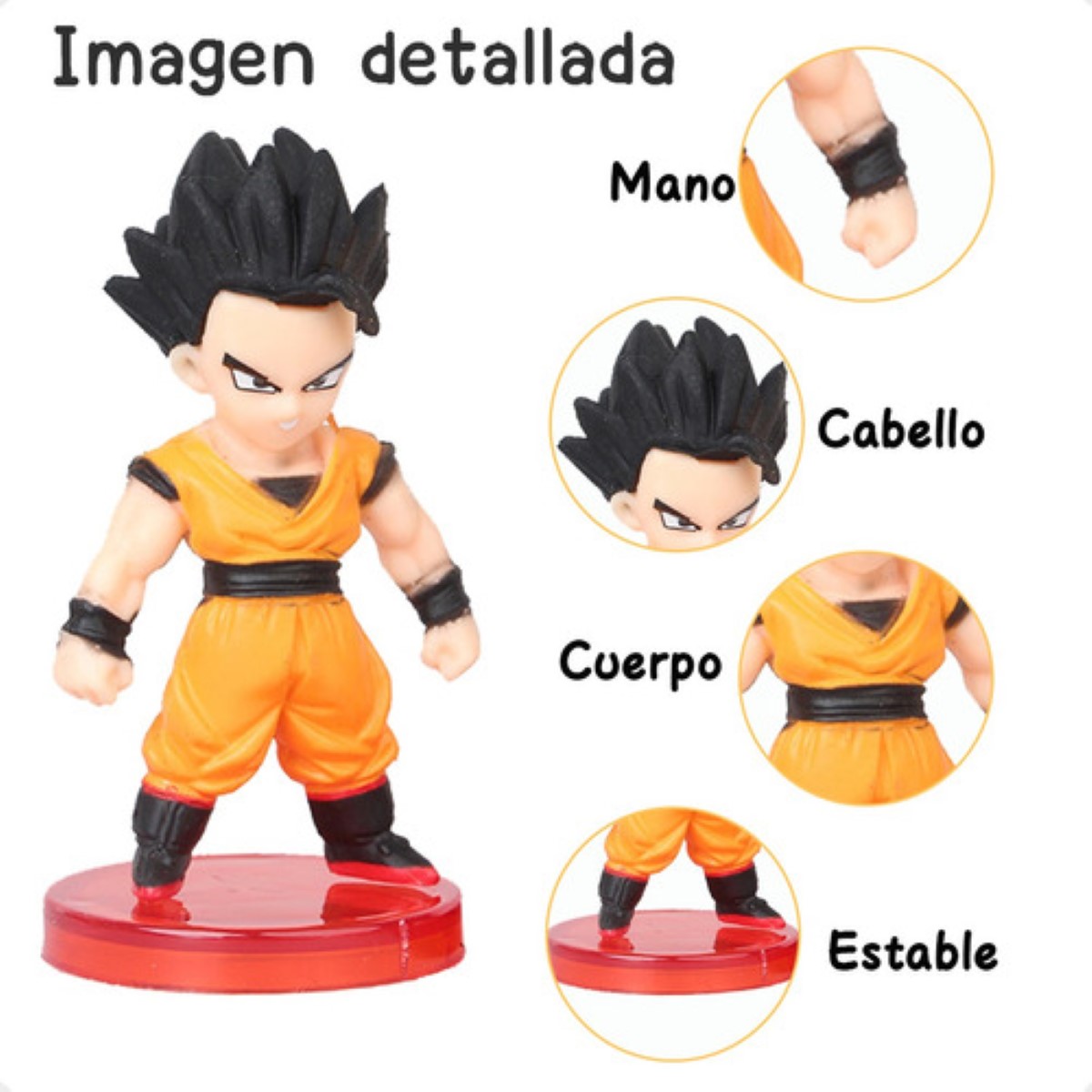 Dragon Ball Juguetes Mini Colección 16 Piezas 7 Cm Goku Etc