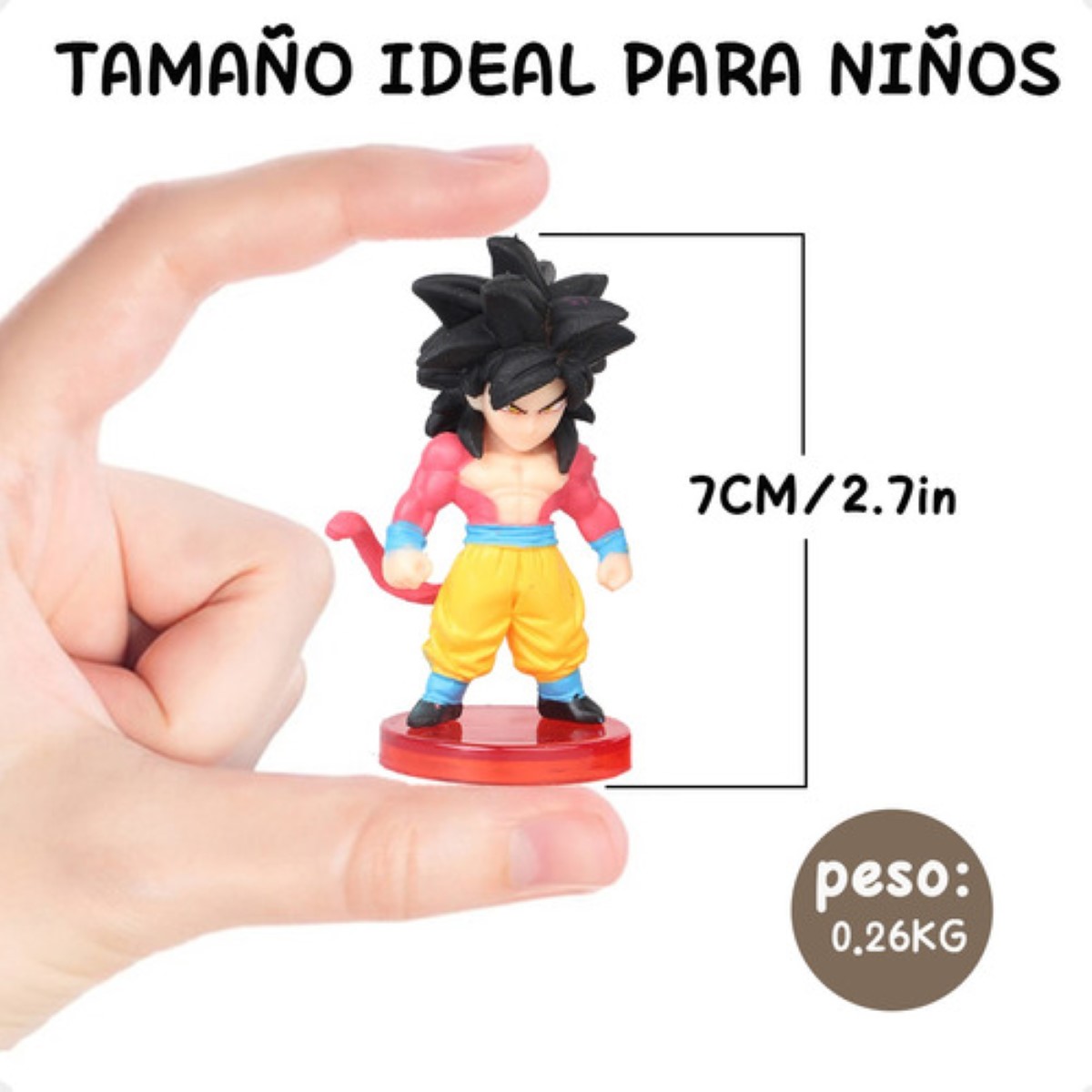 Dragon Ball Juguetes Mini Colección 16 Piezas 7 Cm Goku Etc