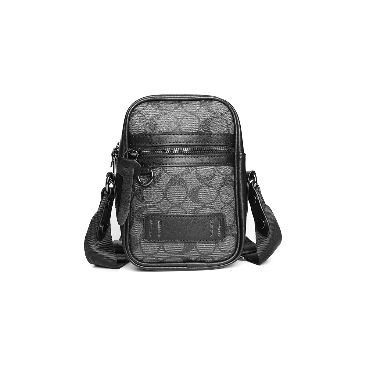 Bolso Para Hombre Crossbody Bandolera Maletin Moda Casual Negro Urbano