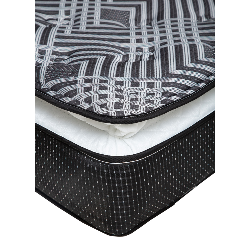 Colchon Matrimonial Spring Air Omega Con Cabecera Dicasa Mary y Box Rosa