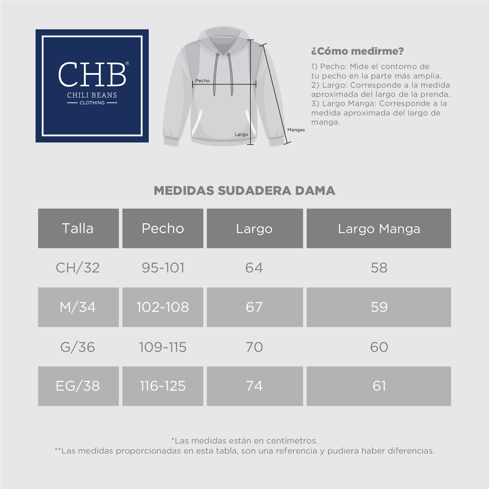 Sudadera Con Capucha Color Hueso Para Mujer CHB Chili Beans Clothing Co.