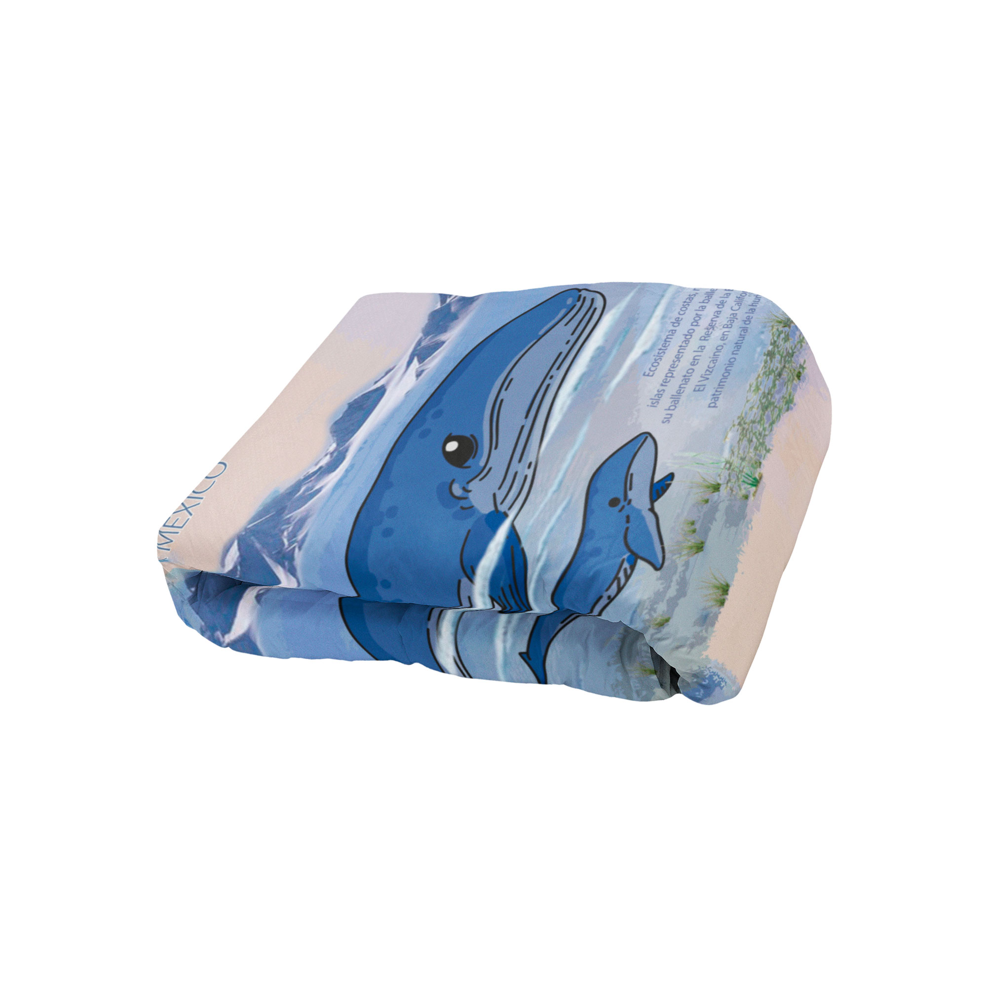 Cobija Manta Frazada Diseño de Billete de 500 Ballena Quinientos Ultra Suave y Ligera de Alta Calidad
