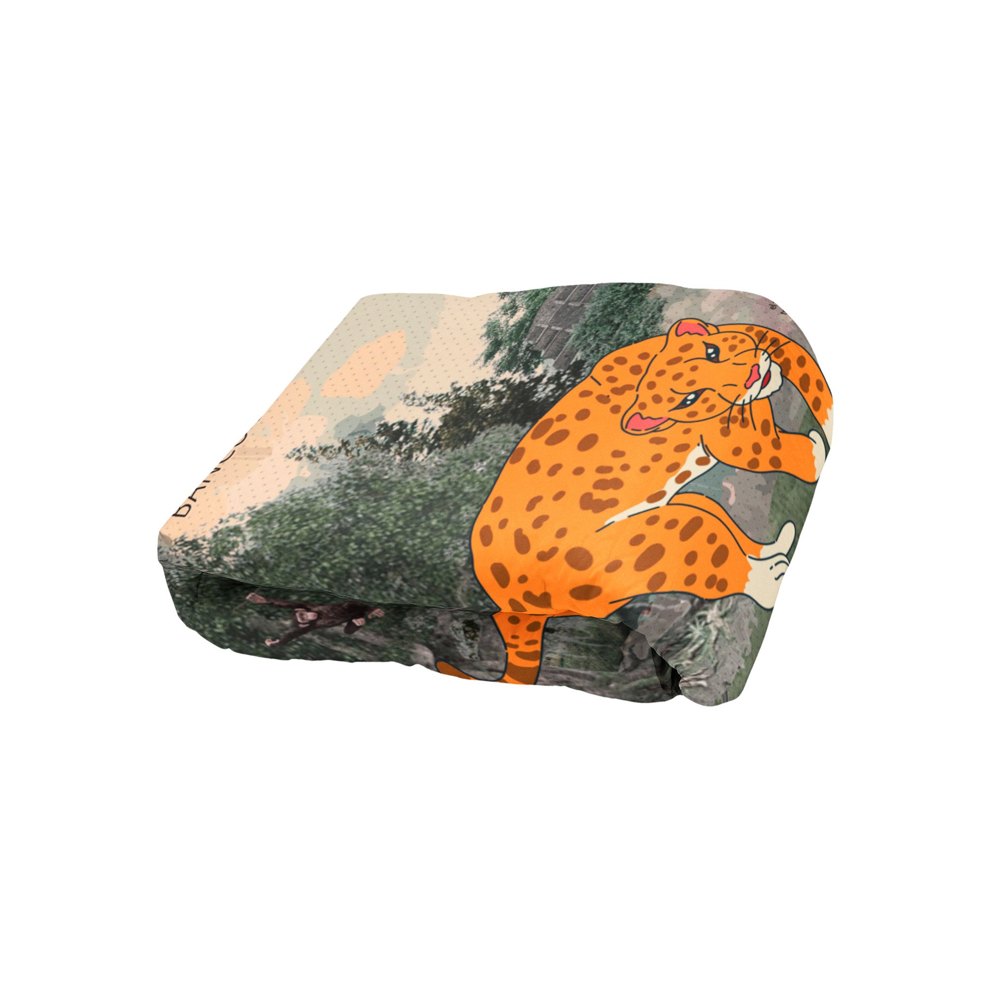 Cobija Manta Frazada Diseño de Billete de 1000 Jaguar Mil Ultra Suave y Ligera de Alta Calidad