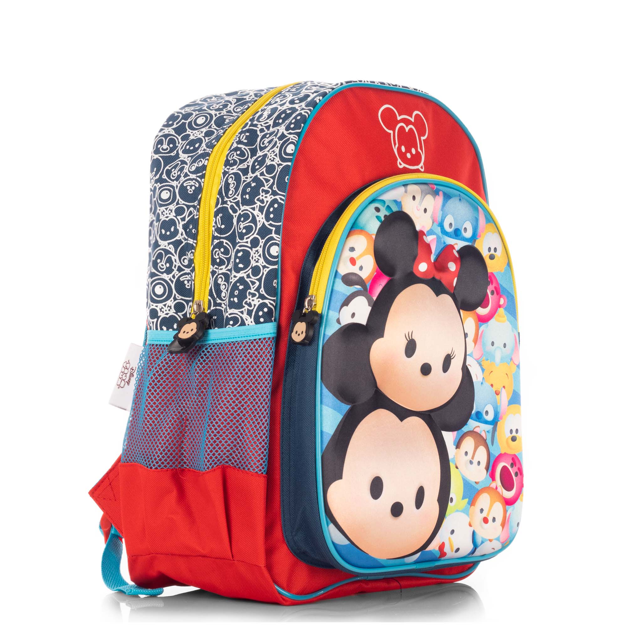 Mochila Tsum Tsum De Disney Realce 3d Color Rojo