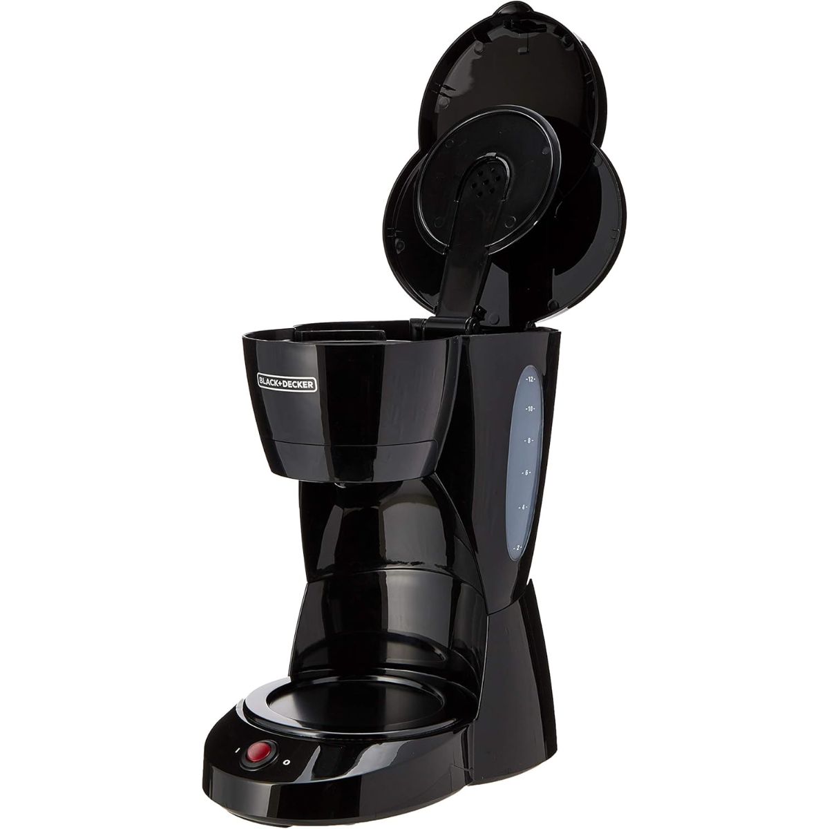 Cafetera Black + Decker con Jarra de Vidrio para 12 Tazas y Filtro Permanente, CM0941B