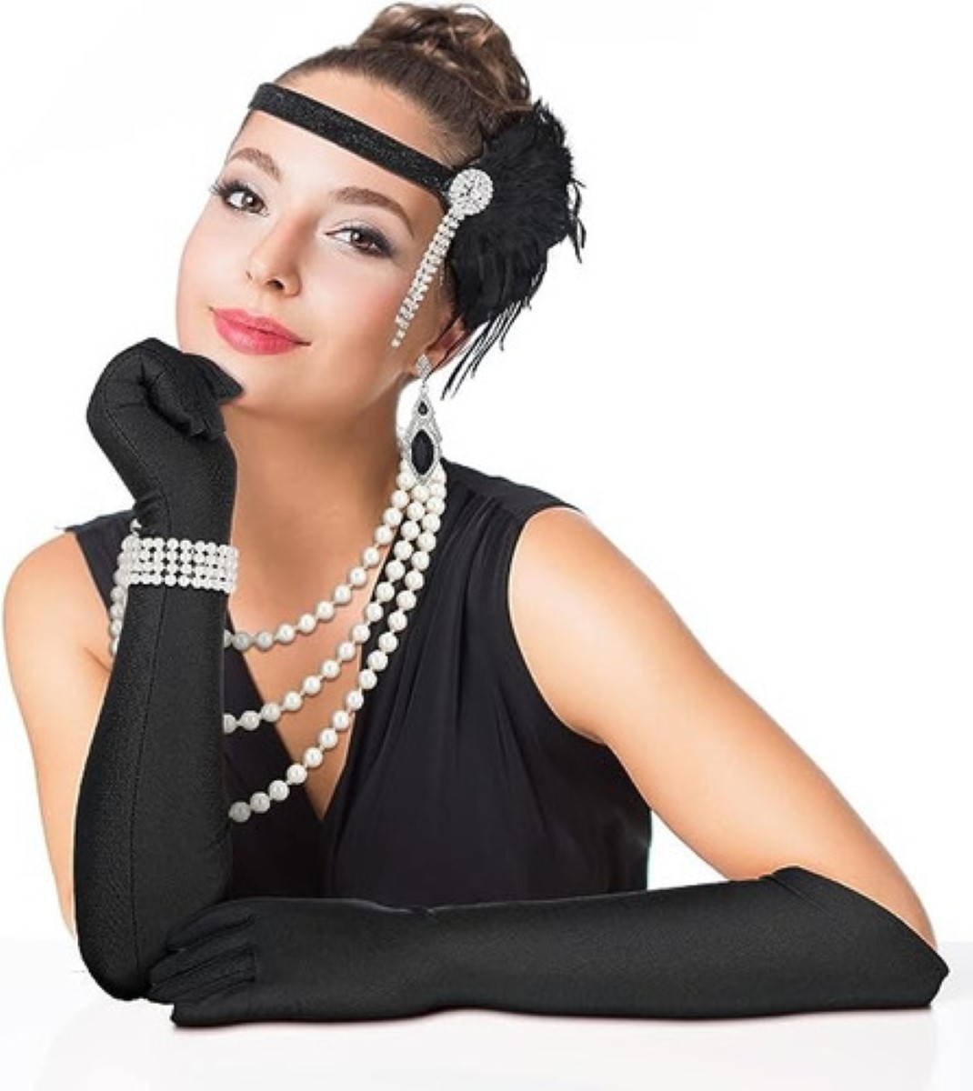 Accesorios Gatsby Chicago Disfraz Vintage Epoca 1920s Suela