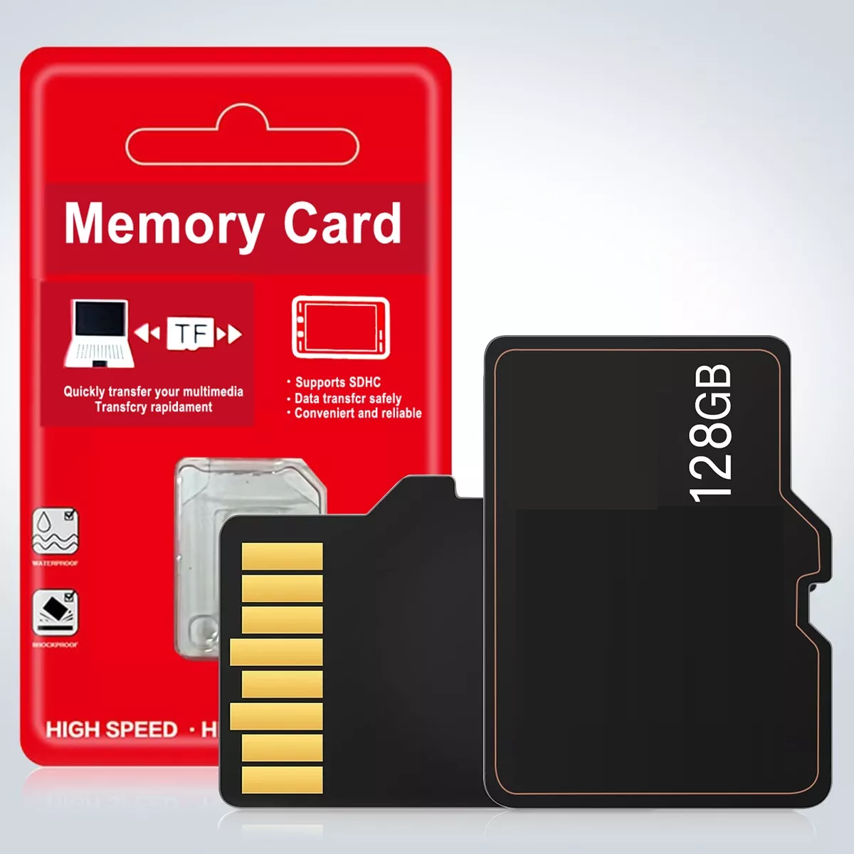 Tarjeta De Memoria 128 Gb Sd Para Cámaras De Seguridad