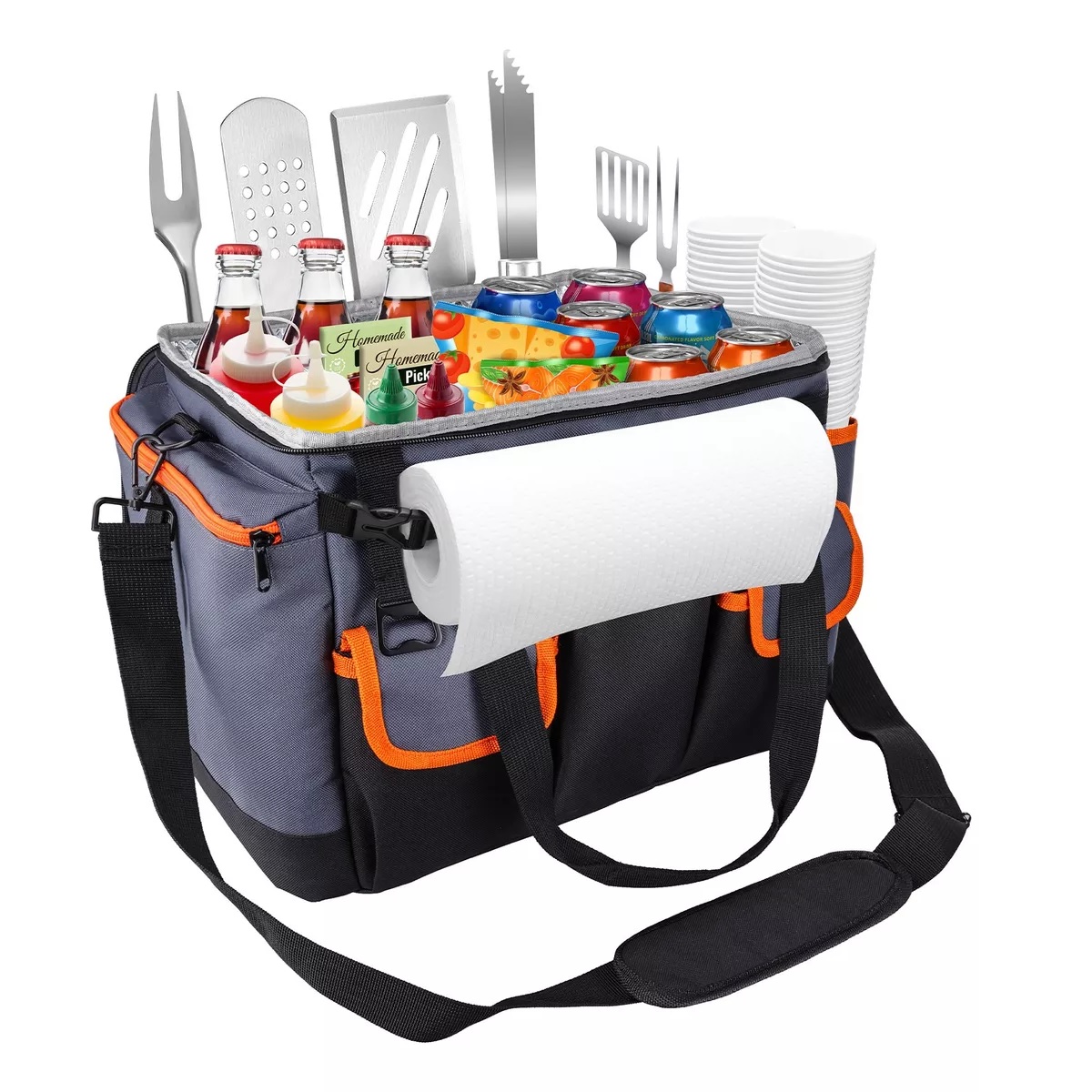  Mochila 30l Impermeable Aislado Picnic Portátil Barbacoa