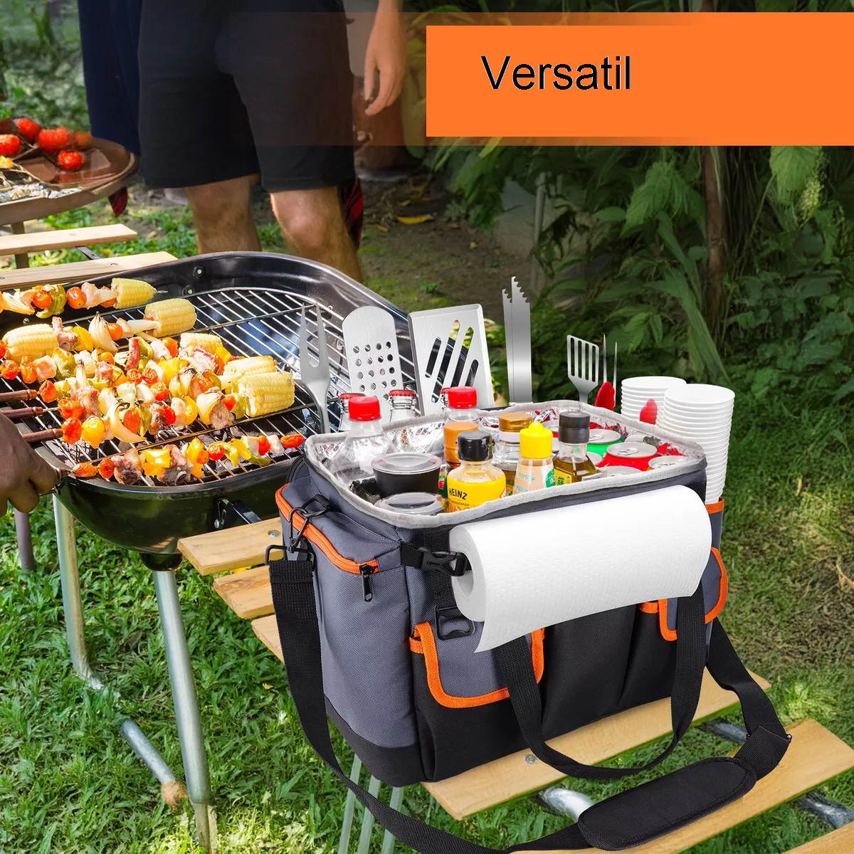  Mochila 30l Impermeable Aislado Picnic Portátil Barbacoa