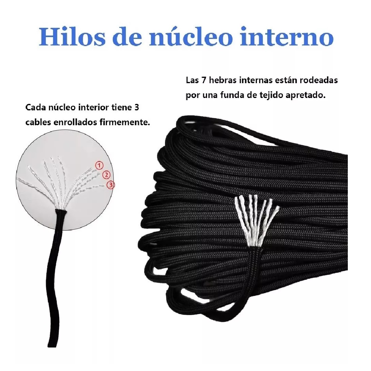 Kit Paracord 550 Combinado Fabricación De Pulseras 