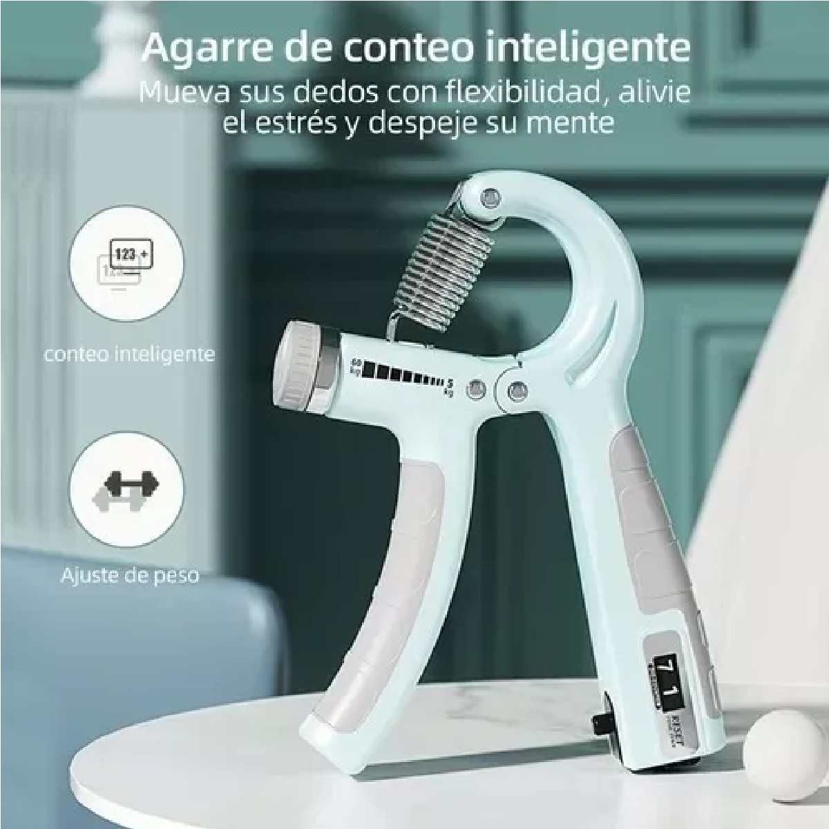 Ejercitador Antebrazo Hand Grip De Mano Entrenador De Fuerza